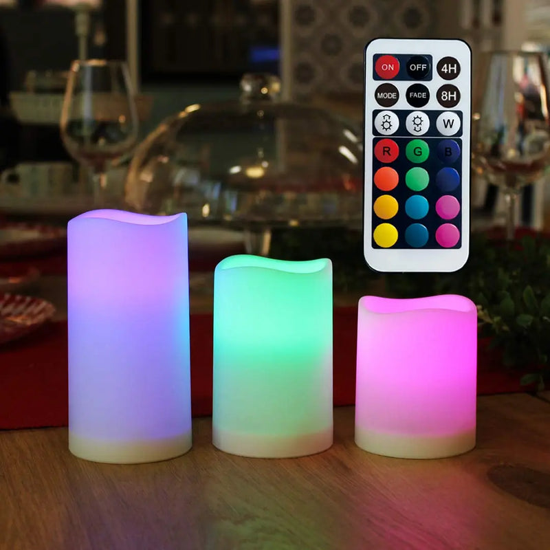 Temple Dose Color Changing LED Candles